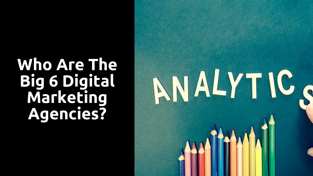 Who are the Big 6 digital marketing agencies?