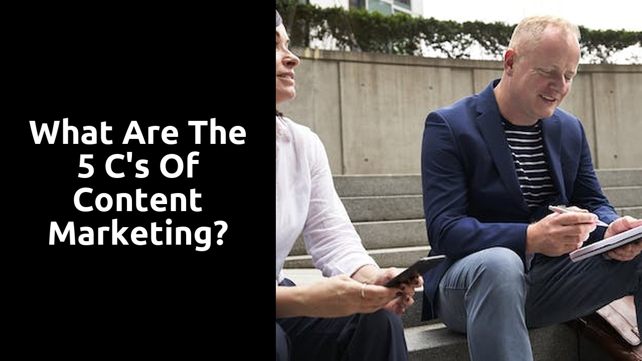 What are the 5 C’s of content marketing?